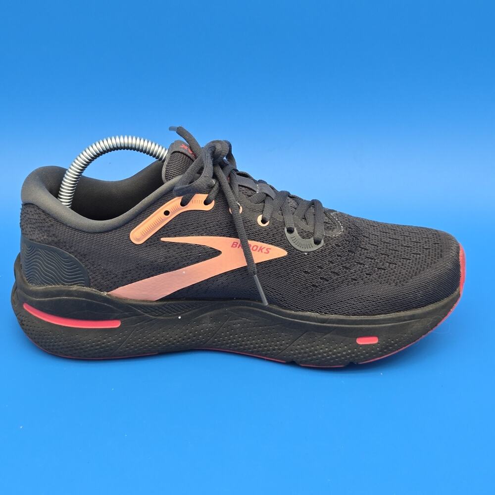 Brooks Ghost Max Women's 9.5 Black/Papaya/Raspberry Running Walking High Cushion - Picture 7 of 11